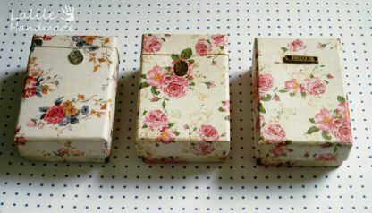 Ozdobne pudełko-pudełeczko vintage- kwiatowe pudełko-zapakuj na prezent-pudełko na biżuterię