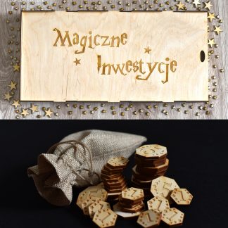 Gra planszowa-Magiczne Inwestycje-Lalile Handmade-Harry Potter-monopoly-eurobiznes-planszówka-prezent dla potterhead-dla fana pottera